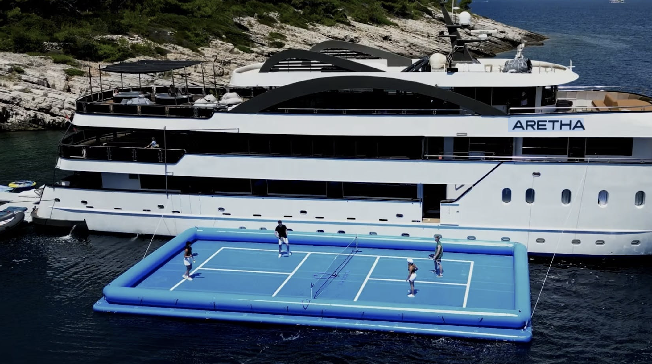 This Overwater Pickleball Court is Causing a ‘Racket’
